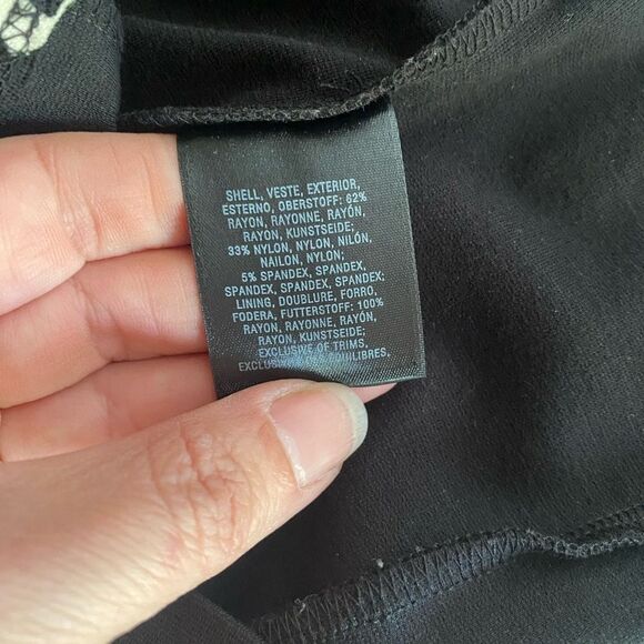 Anthropologie Maeve black sleeveless dress a. half leg size 2 - Picture 4 of 7